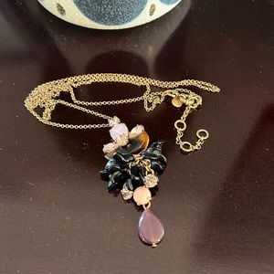 J. Crew Long Gem Necklace